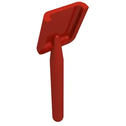 Equipment Shovel [Rounded Handle End] / Red
