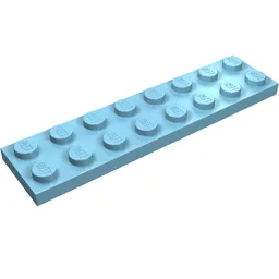 Plate 2 x 8 / Sky Blue