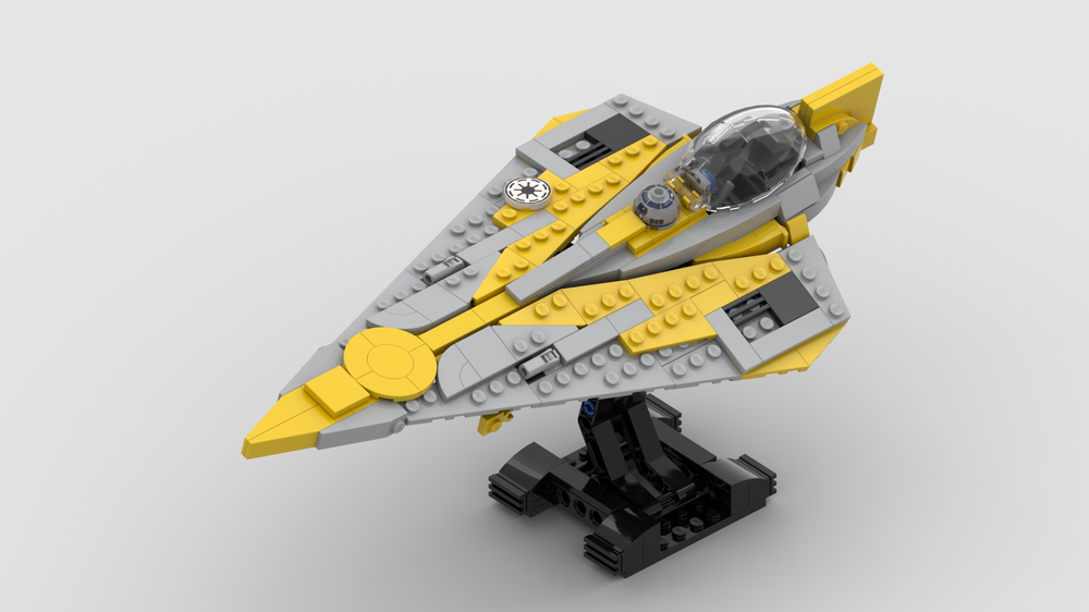 Lego Delta-7b Aethersprite-class light interceptor - Anakins Version