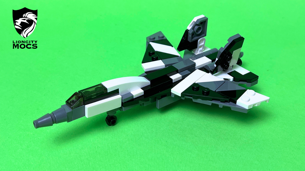 Lego Su-35 Lego Tutorial (1:120)