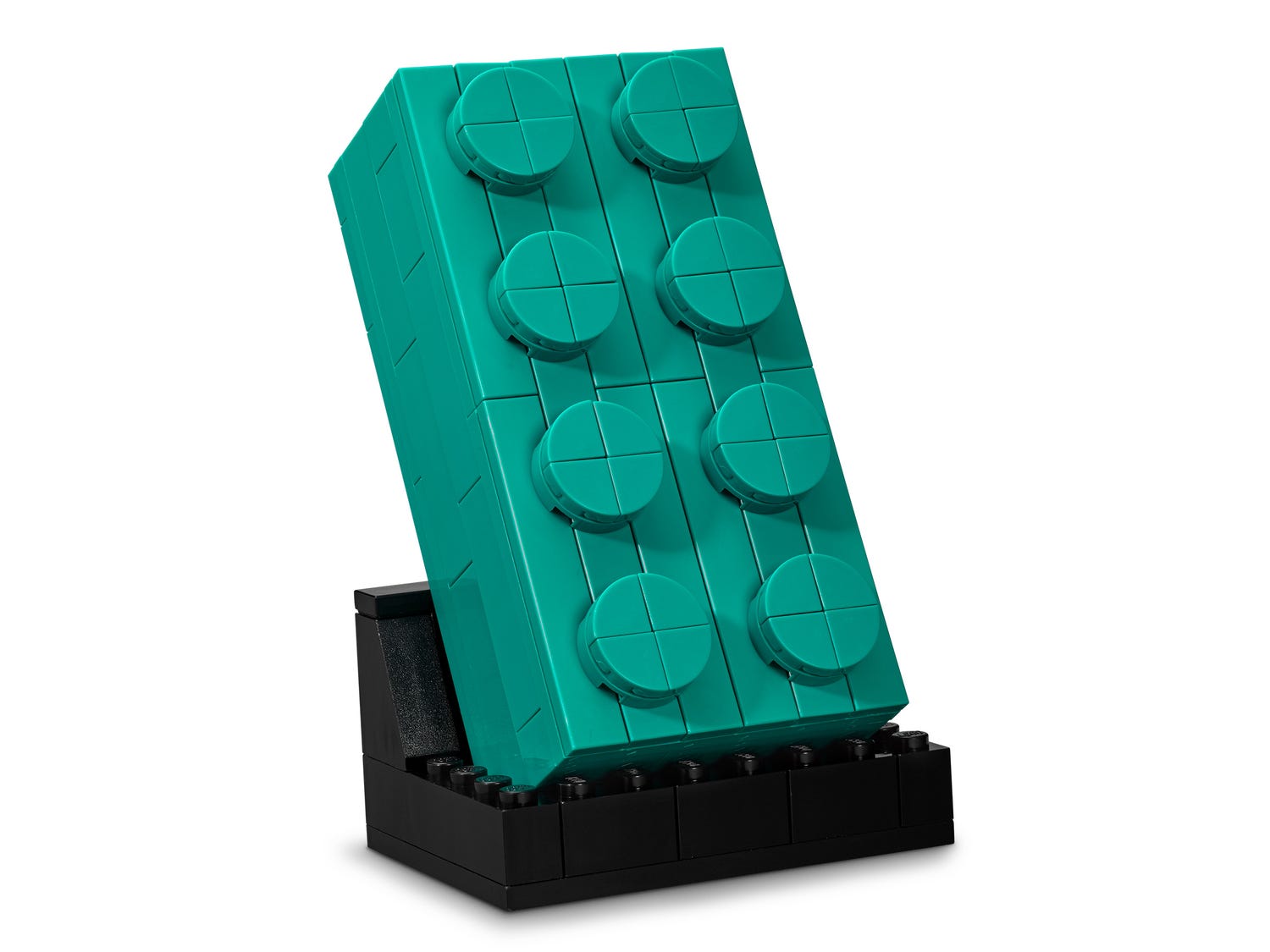 Lego Buildable 2x4 Teal Brick