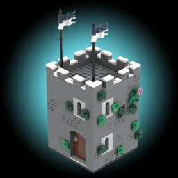12x12 Snow Castle