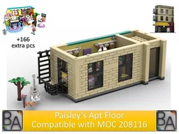 Paisley's Apt Floor - Compatible with MOC 208116