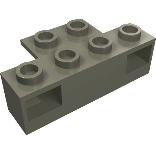 Lego Light Prism Brick, Train, 1 x 4 Holder / Dark Gray