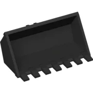 Construction Vehicle Bucket 3 x 6, 7 Hinge Teeth