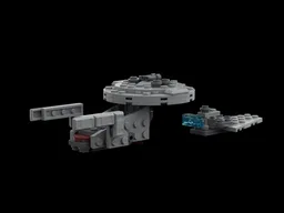 Mini Enterprise + Stardestroyer