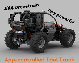 App-controlled 4X4 Trial Truck