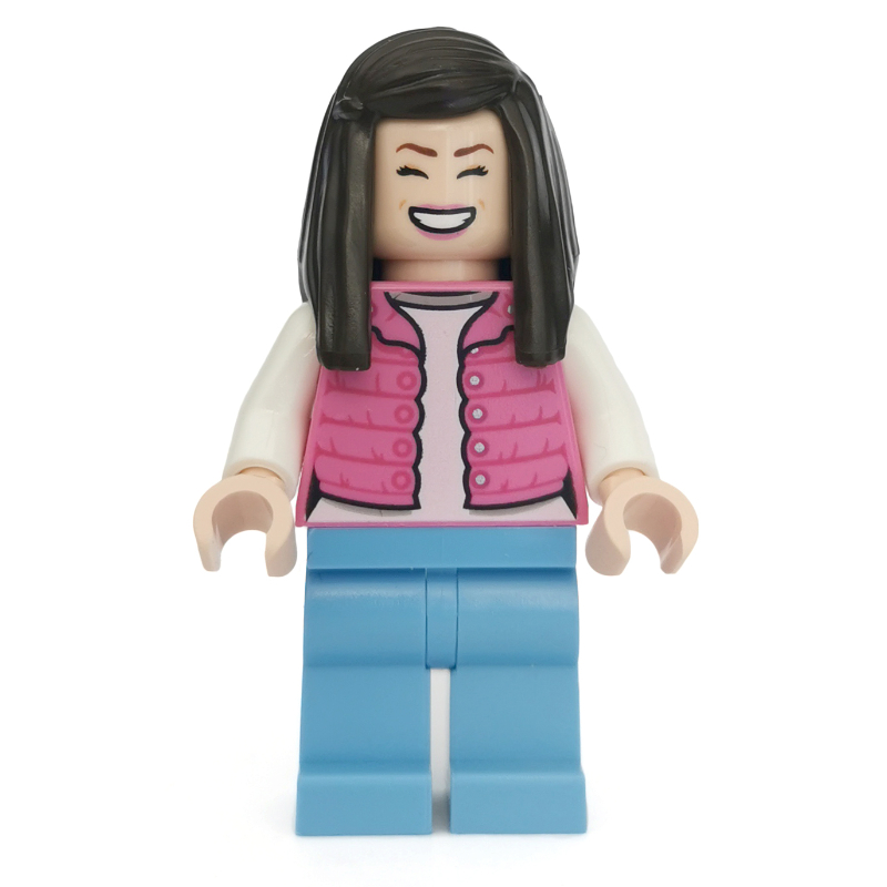 Lego Park Guest in Dark Pink Vest Jacket
