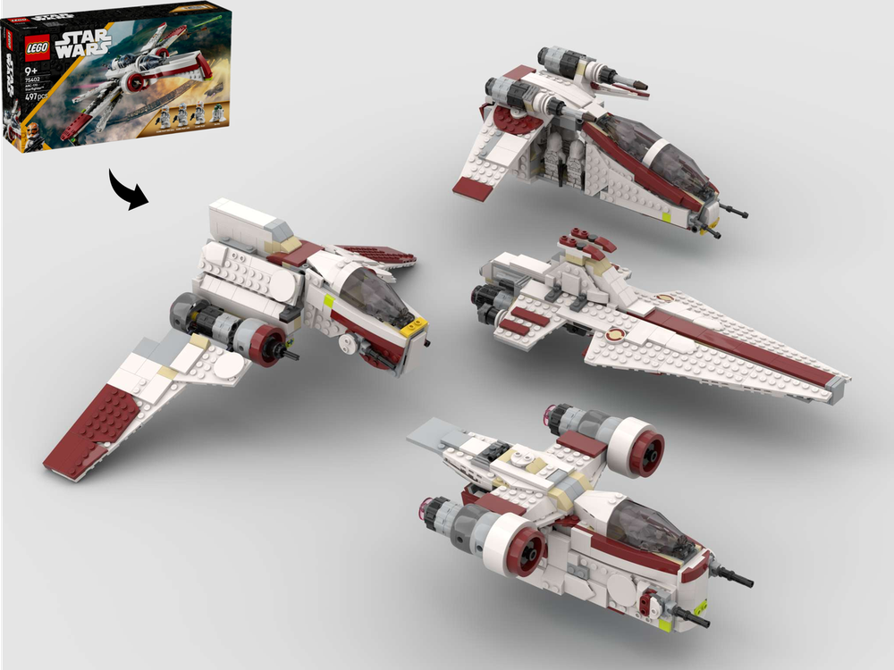 Lego 4-in-1 Alternate Builds Bundle - 75402 ARC-170 Starfighter