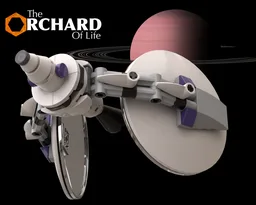 Crested Angel Solar Moth / Light Moth Spacecraft