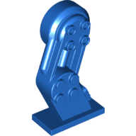 Lego Mech Leg, Left, with Black Pin / Blue