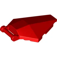 Windscreen 6 x 4 x 1 Hexagonal with Handle / Red