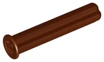Technic Axle 3 with Stop / Reddish Brown