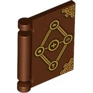 Book Cover with Gold Decorations Print (Spell Book)