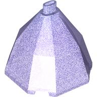 Lego Minidoll Skirt, Full, Octagonal, No Feet / Opal Trans-Purple