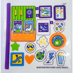 Sticker Sheet for Set 41408-1 / [No Color/Any Color]