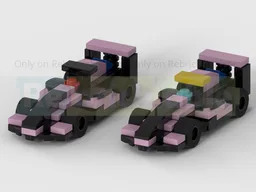 2024 Alpine A524 Formula 1 Cars - Half Speed Champions Scale