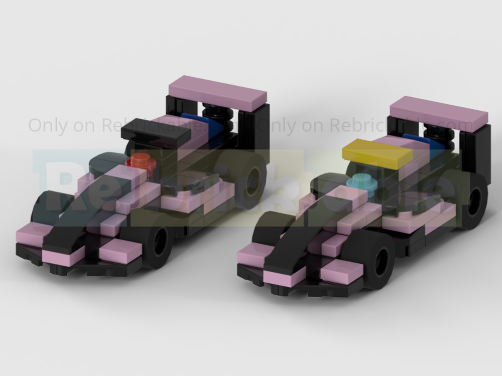 Lego 2024 Alpine A524 Formula 1 Cars - Half Speed Champions Scale