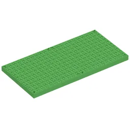 Scala, Baseplate 44 x 22 with 8 holes / Bright Green