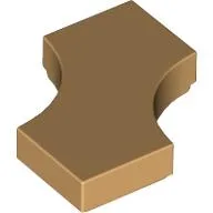 Tile Special 2 x 2 with 2 Quarter Round Cutouts / Warm Tan