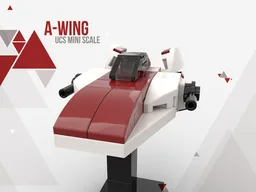 PiXEL-DANs A Wing UCS Mini-Scale 1:125