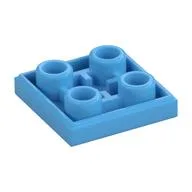 Tile Special 2 x 2 Inverted / Medium Blue