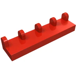 Hinge Tile 1 x 4 / Red