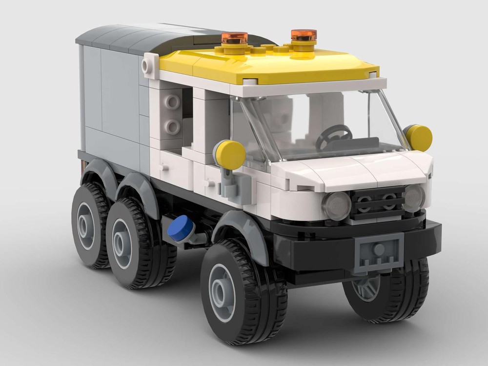 Lego BlueSky UniMOVE LWB CAB-4 CON-8: your universal modular built vehicle