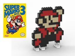 8-bit Super Mario Bros 3 Sprite (Jumping)