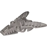 Large Figure Foot, Piraka Mechanical / Pearl Light Gray