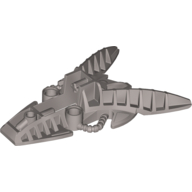 Lego Large Figure Foot, Piraka Mechanical / Pearl Light Gray
