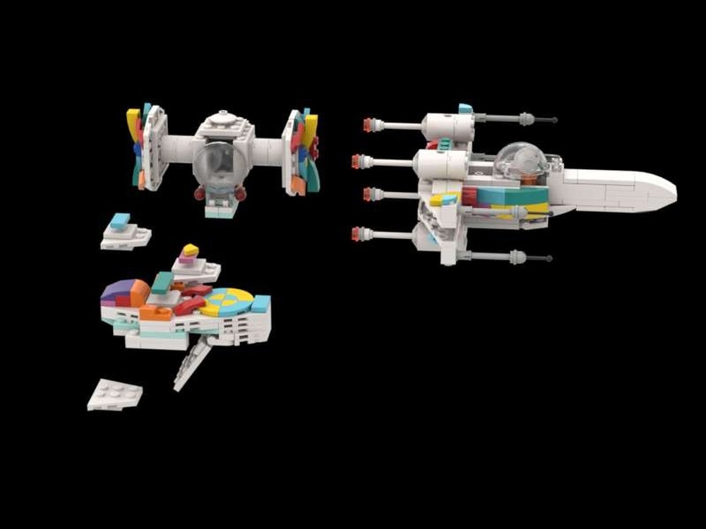 Lego Mini Rainbow Starfighters
