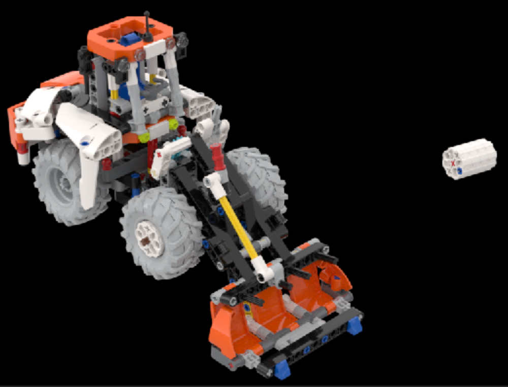 Lego Space wheel loader 42178 moc (NOT A MODIFICATION)