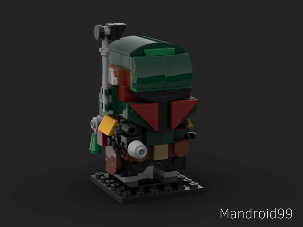 Lego Boba The Mandalorian repainted