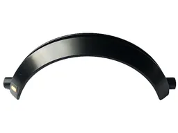 Technic, Panel Car Mudguard Arched 13 x 2 x 5 Half Circle with Orange and Yellow Blinker Light Pattern Model Left Side (Sticker) - Set 42126