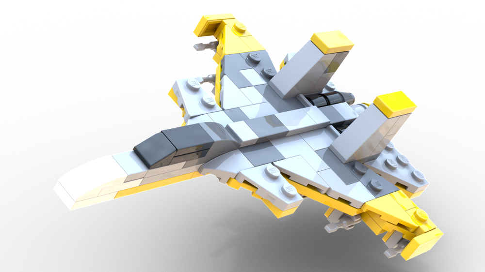 Lego Sukhoi Su-37 Terminator -=Yellow=-