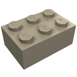 Brick 2 x 3 / Dark Tan