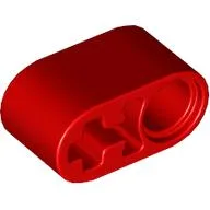 Technic Beam 1 x 2 Thick with Pin Hole and Axle Hole / Red