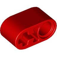 Lego Technic Beam 1 x 2 Thick with Pin Hole and Axle Hole / Red