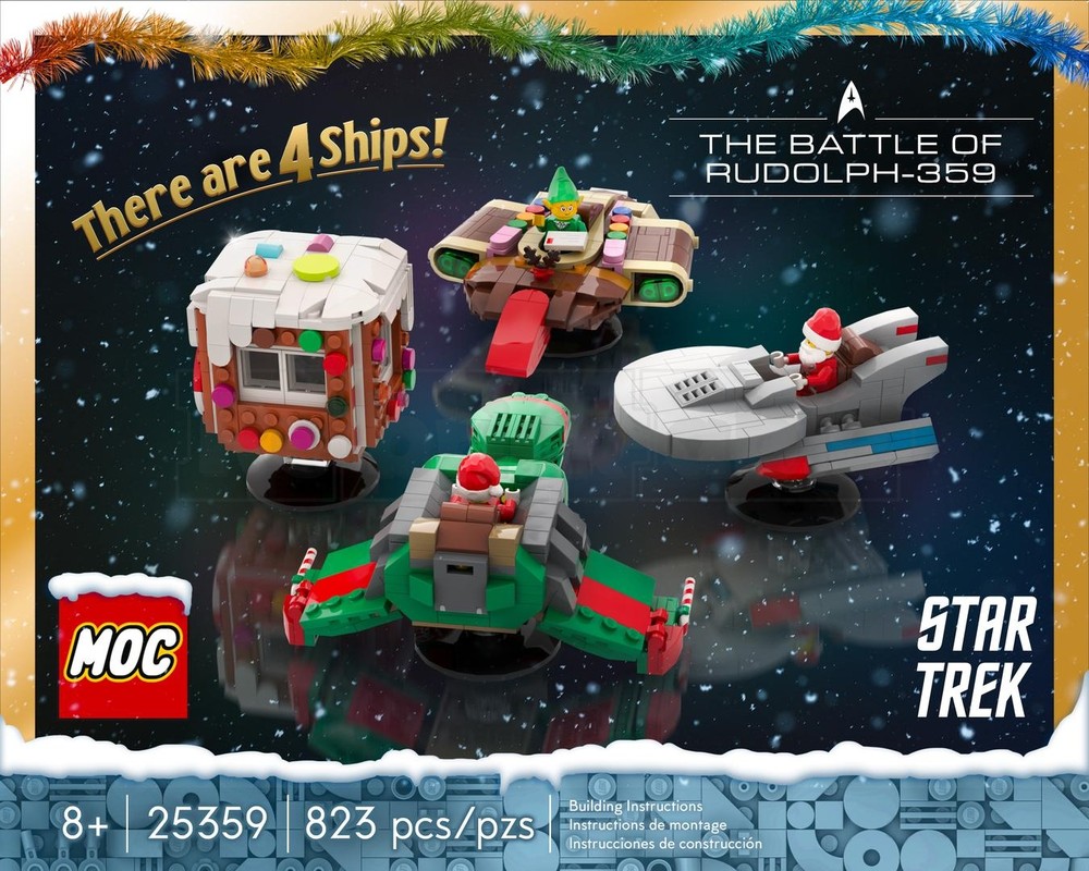 Lego The Battle of Rudolph-359: A Star Trek Christmas Special