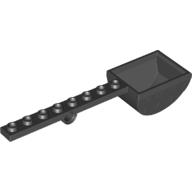 Lego Launcher, with 1 x 8 Plate with Pin Hole and Bucket (Catapult) / Black