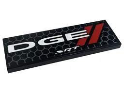 Tile 2 x 6 with Honeycomb, White 'DGE', 'SRT' and Red Stripes Pattern Model Left Side (Sticker) - Set 76904