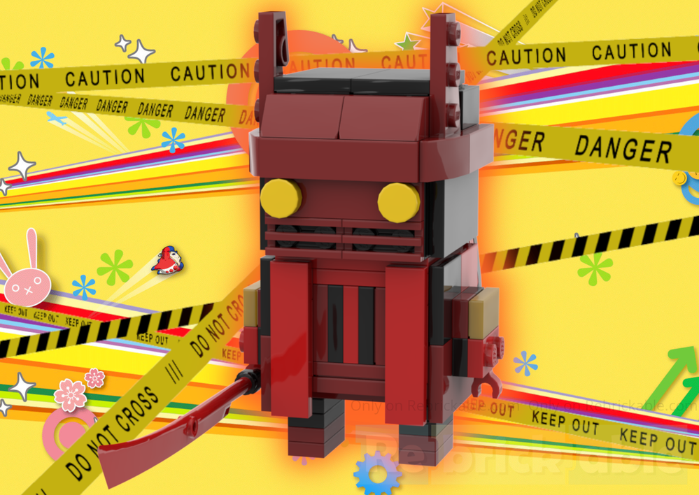 Lego Magatsu-Izanagi BrickHead - Persona 4