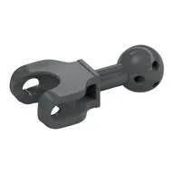 Large Figure Skeletal, Limb, 4L with Ball Joint on Axle and Ball Socket / Dark Bluish Gray
