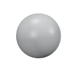 Ball, Hard Plastic, 51mm (approx. 6 studs diameter) / Light Bluish Gray