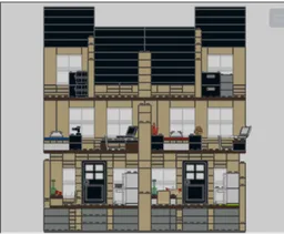 NYC terraced house