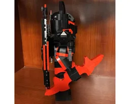 Bat-Man Hellbat Megafigure (Up-scale minifigure)