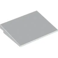 Brick Sloped 10° 6 x 8 / White