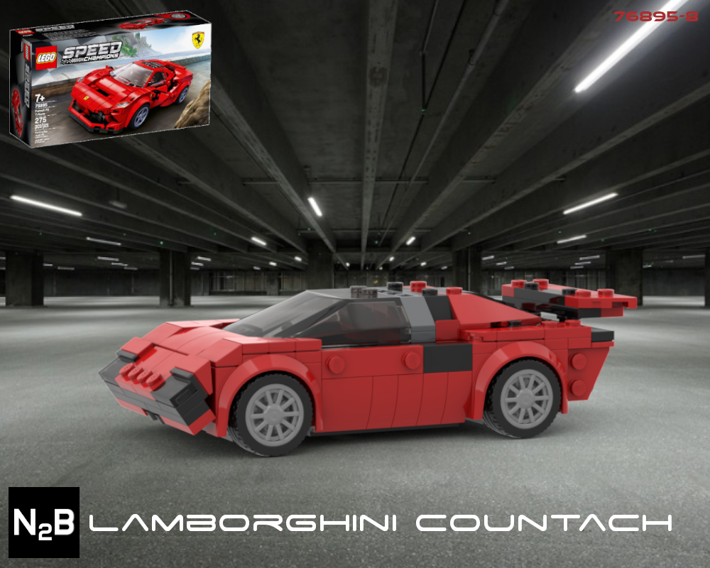 Lego Countach - Lego 76895 alternate build 8