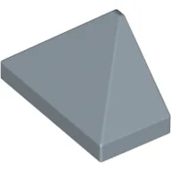 Brick Sloped 45° 2 x 1 Triple with Inside Stud Holder / Sand Blue